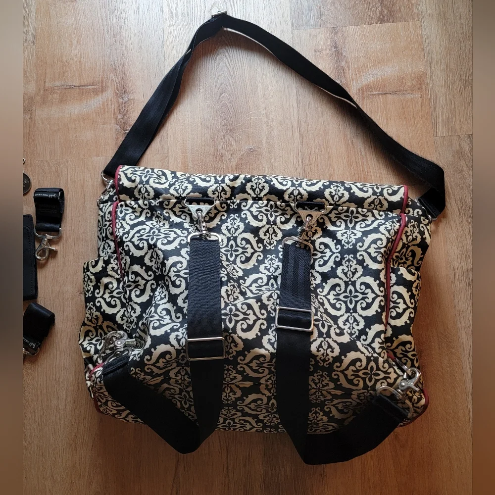 Petunia Pickle Bottom Boxy Backpack Diaper Bag in Frolicking in Fez